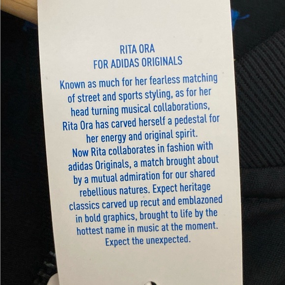 Adidas X RITA ORA BANNED FROM NORMAL ONESUIT Tracksuit Ladies Sz L NEW NWT 2016! - Picture 7 of 13